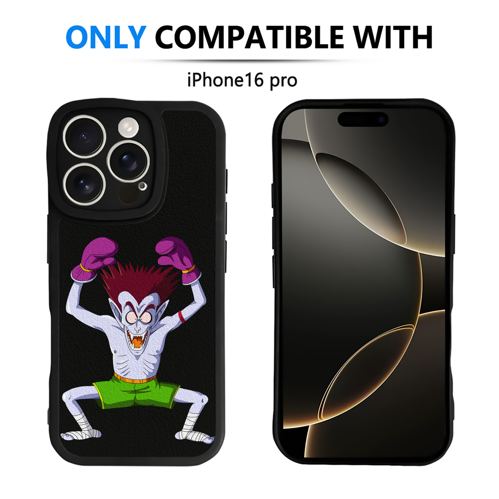 （画像用） ドラゴンボール DRAGON BALL 【iPhone 16シリーズ対応】シリコンスマホケース（レザー調） 材質：シリコン